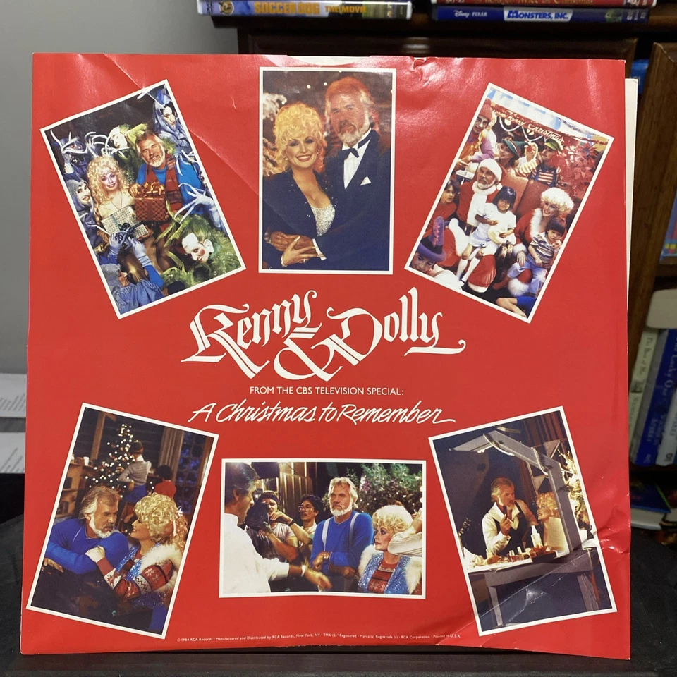 🎅🏼 Kenny Rogers & Dolly Parton - Once Upon A Christmas (1984, Vinyl LP) - Image 3 of 4