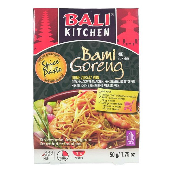 Bali Kitchen Bami Goreng GewüRz 50G Mie Goreng Mi Goreng GewüRz FüR Bratnudeln-image