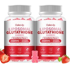Extra Powerful 2500MG Liposomal Glutathione Gummies for 60 Count Pack of 2 