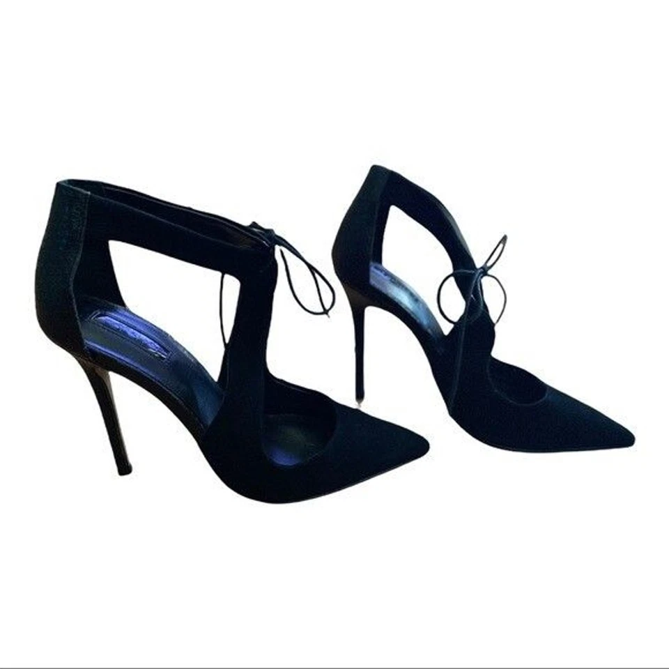 TOPSHOP Genie Lace-Up Pump Heel sz 38 / 7.5 - Image 2 of 4