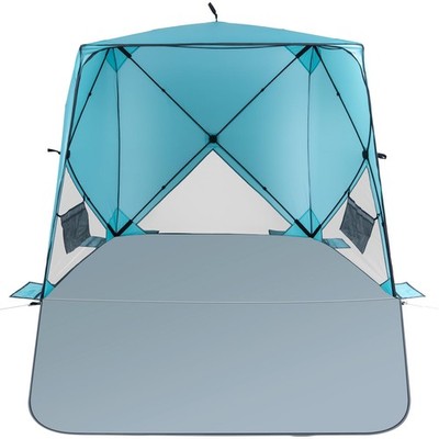 G2 Go2Gether Beach Tentbeach Sun Shelter Upf 50Uv Protection Extendable Floor