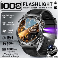 LIGE/smartwatch Bluetooth call, heart rate, blood oxygen, sleep, waterproof