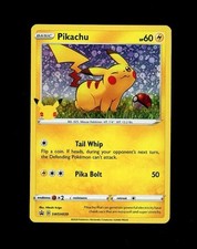 Pokemon 2020 (GENERAL MILLS) PIKACHU BLACK STAR PROMO HOLO SWSH039! Nuovo con scatola 