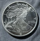 1 oz .999 Fine Silver Round Walking Liberty Design