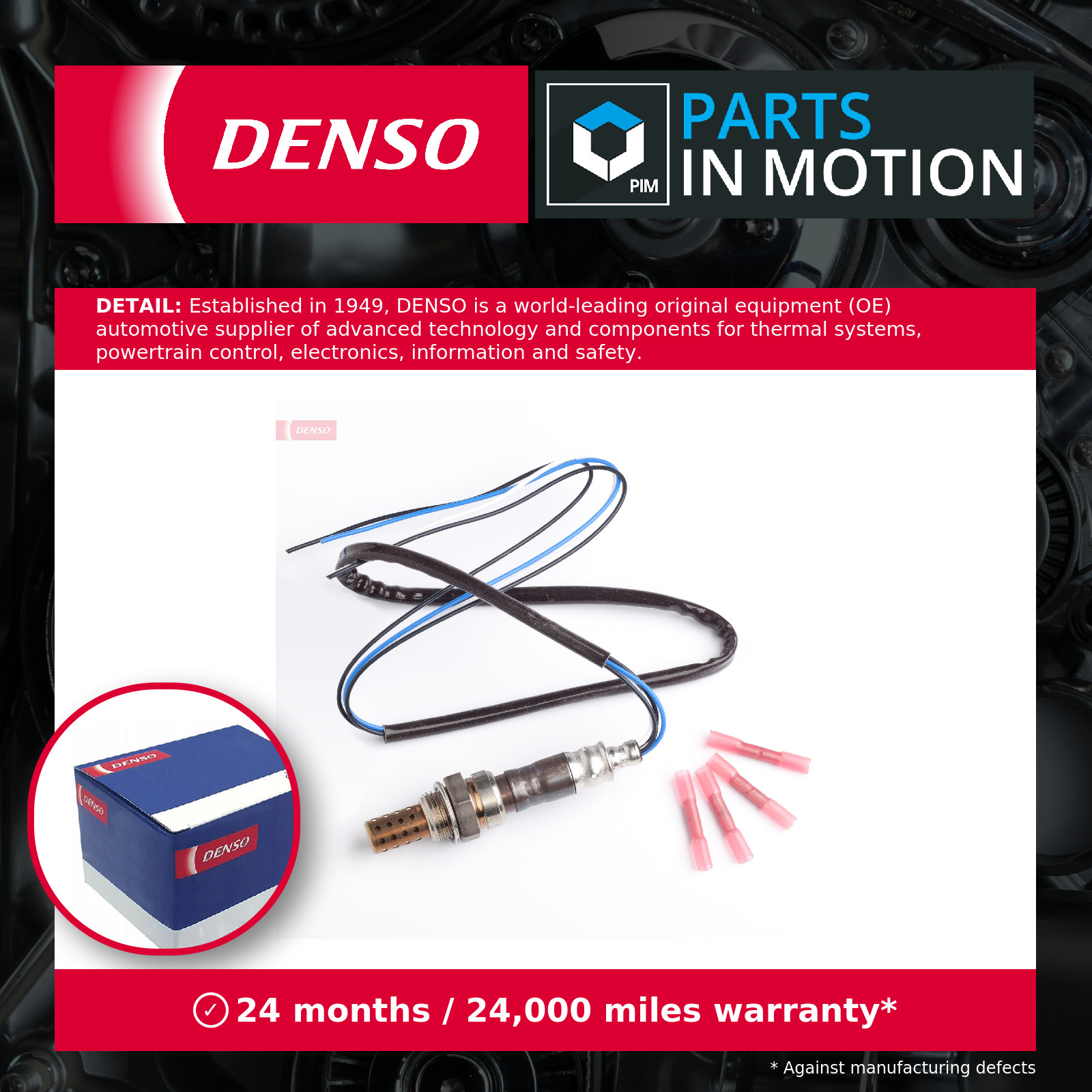 Lambda Sensor fits SUZUKI GRAND VITARA 1.6 2.0 2.7 98 to 08 Oxygen Denso Quality