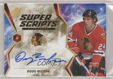 2020-21 SPx Superscripts Gold 16/25 Doug Wilson #S-DW Auto HOF 0zp1