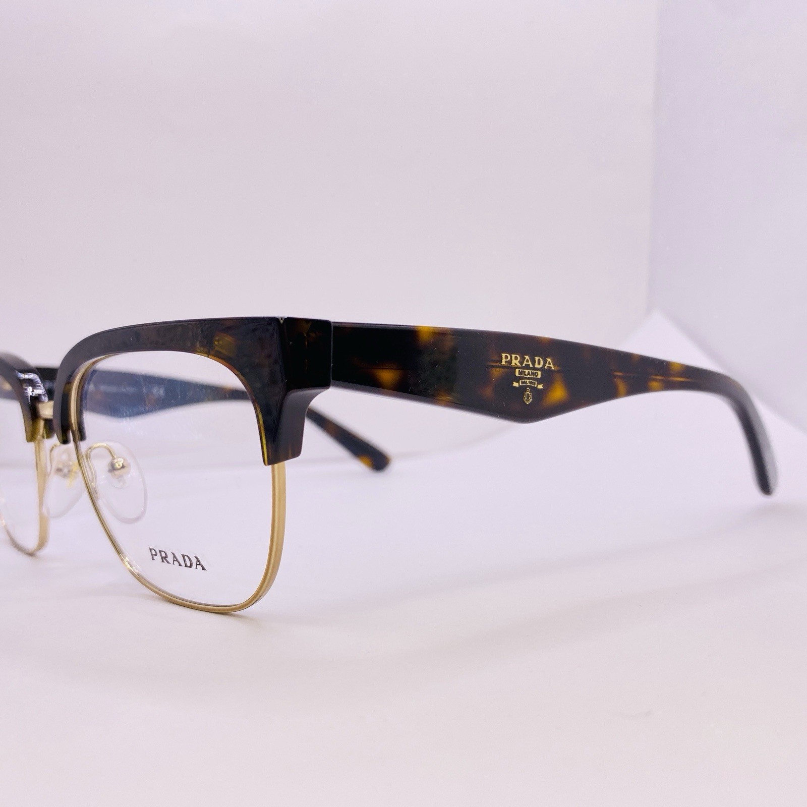 Prada Milano Eyeglasses Frames VPR 30R 2AU-1O1 52 [] 18 140 Havana Tortoise Gold thumbnail 6