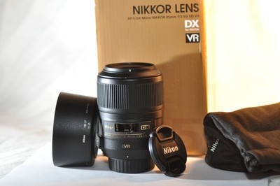 Nikon DX AF-S Micro Nikkor 85mm f/3.5 G ED lens MINT BOXED for D5600 D7200 D3400