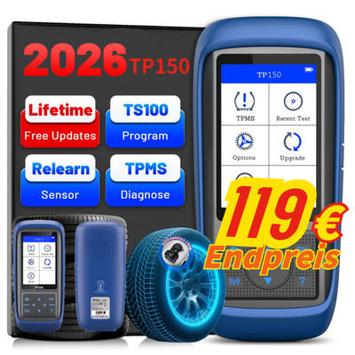 XTOOL TP150 OBD2 Diagnosegerät RDKS TPMS Programmiergerät Werkzeug Anlernsystem