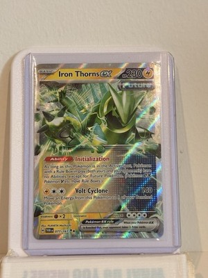 Pokémon Iron Thorns ex Sv06: Twilight Masquerade Double Rare Holo EX 230 HP 077 