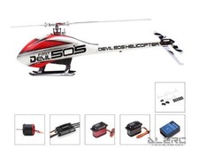 Used RC 1/48 RC Helicopter 505FAST Aircraft 3Speed Motor Protection Gyro