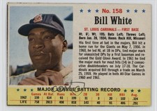 1963 Post Bill White #158 15wb