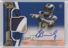 2013 Topps Finest Rookie Blue Refractor 36/99 Stedman Bailey Patch Auto 0y6