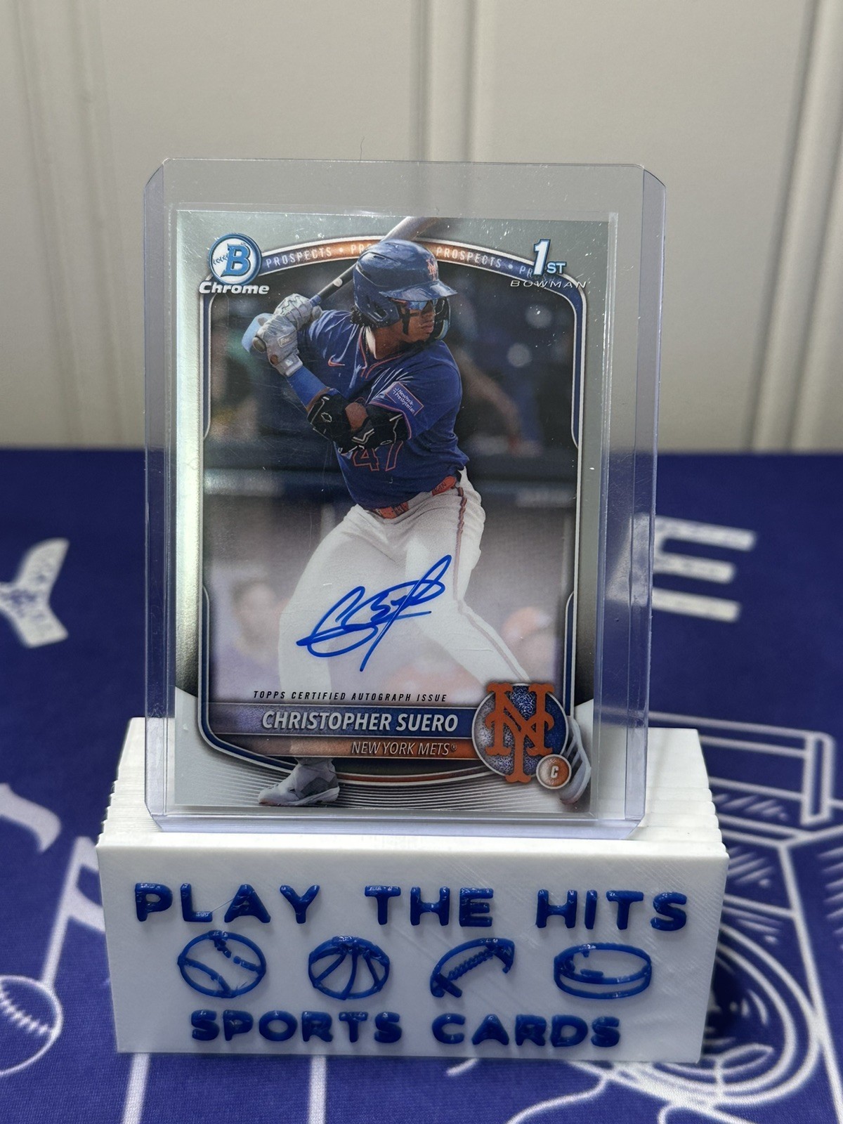 2025 Bowman Chrome - Prospect Autographs Christopher Suero #CPA-CSU (AU, RC)