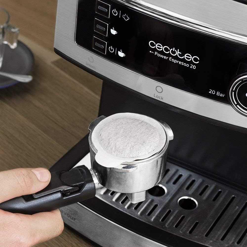 Cecotec Power Espresso 20 Macchina Caffè 850W 20 Bar 1,6L Acciaio Inox foto 2