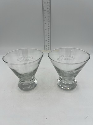 Gentleman Jack Daniels Cosmo Short Martini Whiskey Glasses Barware