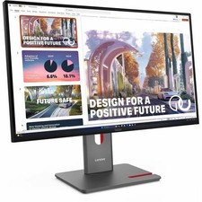 Lenovo ThinkVision P27QD-40 27" Class WQHD LED Monitor - 16:9 - Raven Black