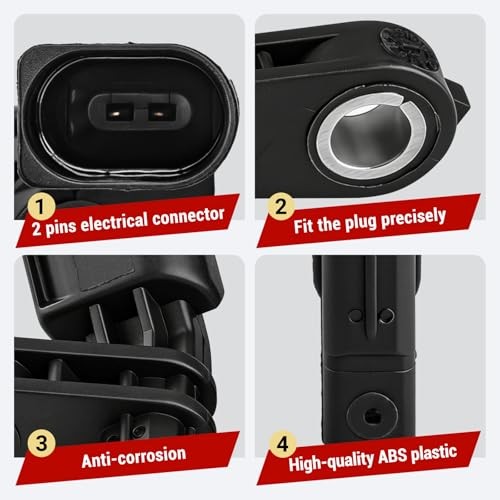 ABS Wheel Speed Sensor Set Front/Rear (Left & Right) 4PCS Compatible with VW - Picture 5 of 9