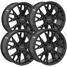 Set Of 4 Kalon 107 Scout 20x9 5x120 35mm Gloss Black Wheels Rims 20 Inch