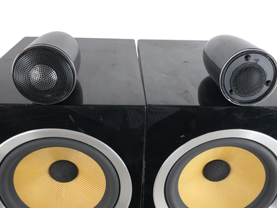 B&W BOWERS WILKINS CM6 S2 Speakers - PAIR - Gloss Black - Free