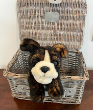 Keel Toys Simply Soft Collection Boxer Puppy Dog Soft Toy with Black Collar - 9"