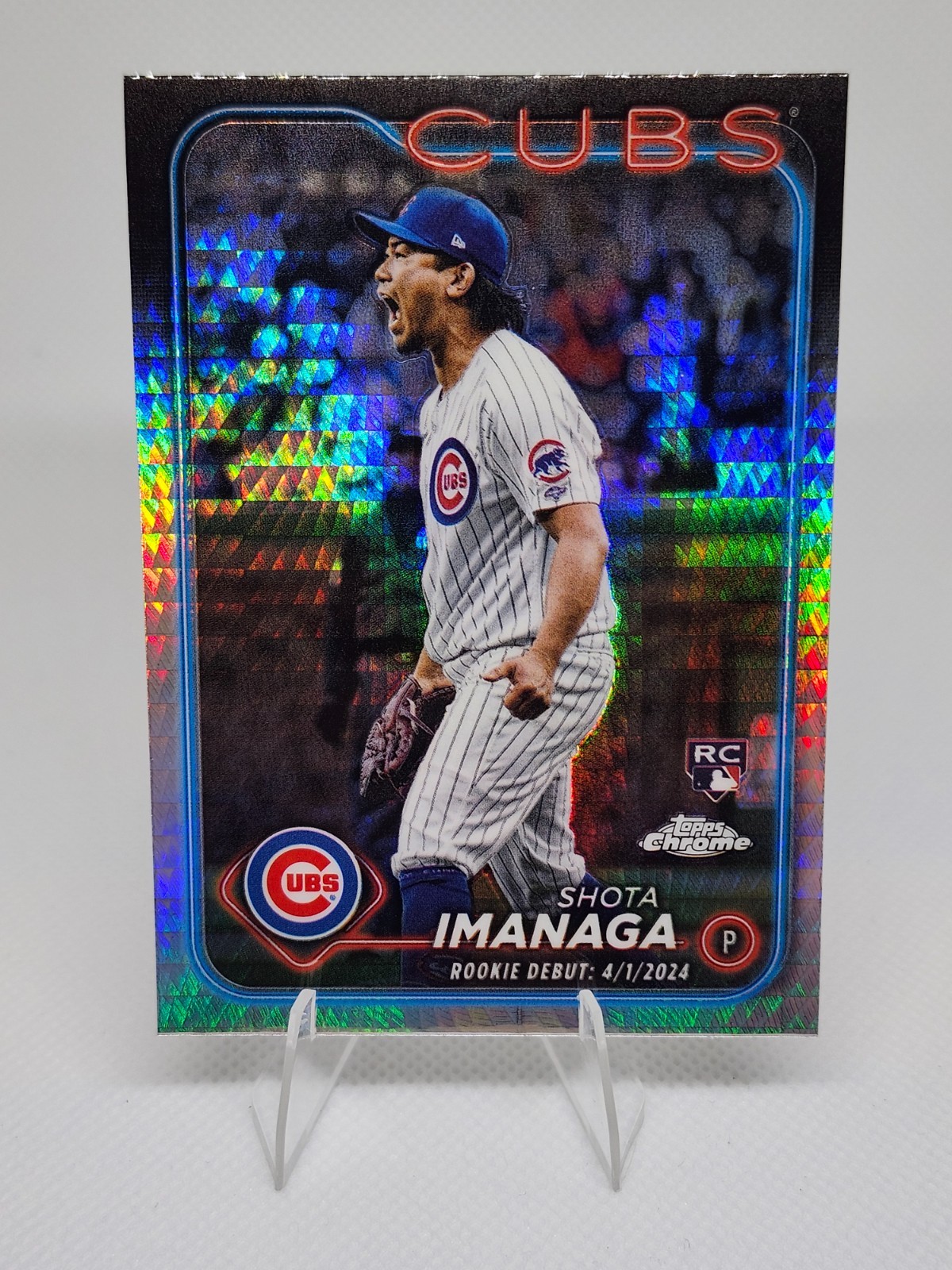 Shota Imanaga 2024 Topps Chrome Update Prism Refractor #USC95 Cubs
