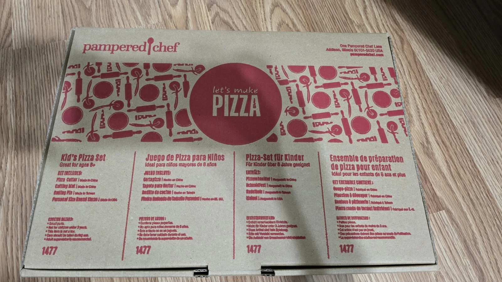 NEW PAMPERED CHEF Let’s Make Pizza Kid’s Pizza Set #1477 DISCONTINUED 4pc 8+
Opens in a new window o