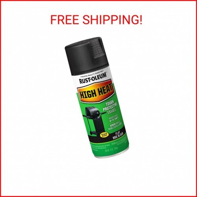 Rust-Oleum 7778830 High Heat Spray Paint, 12 Ounce, Bar-B-Que Black, 12 Fl Oz