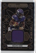 2022 Panini Obsidian Atomic Material Electric Etch Orange 18/75 Dalvin Cook 1b36