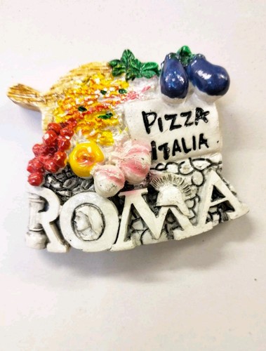 MAGNETE CALAMITA RESINA FRIGO SOUVENIR FRIDGE MAGNETE ROMA LAZIO - Foto 1 di 1