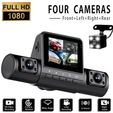 170° Wide Angled 4 Channel 1080P Vehicle Car DVR Video Recorder Driving Dash Cam