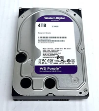 Western Digital WD 4TB HDD Purple  WD40PURX SATA Surveillance Hard Disk Drive