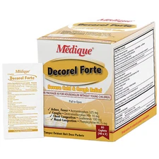 MEDIQUE Decorel Forte Cough, Cold & Flu Reliever, 80 PCS Tablet