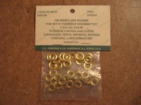 C.s. Osborne Plain Rim Grommets Size 00 (pack Of 24) C.s. Osborne Plain Rim Grommets Size 00 (pack Of 24)