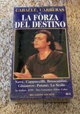 LA FORZA DEL DESTINO [Caballe, Carreras] Brand New/Sealed