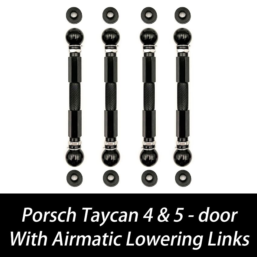 Air Ride Suspension Lowering Links Kit Rods for Taycan 4S Turbo S
