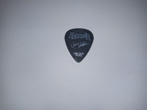 EXHORDER Logo & JasonViebrooks Signature Concert 2024 Tour Stage GUITAR PICK #2