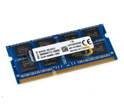 Kit Mémoire RAM Kingston 16 Go (2x8 Go) DDR3 1333 MHz PC3-10600S SO-DIMM Pour Ordinateur Portable