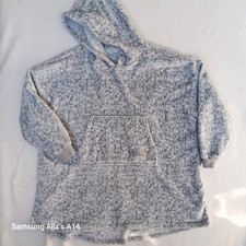 The COMFY Kids Pullover Gray Oversized Wearable Blanket Hoodie Sweatshirt