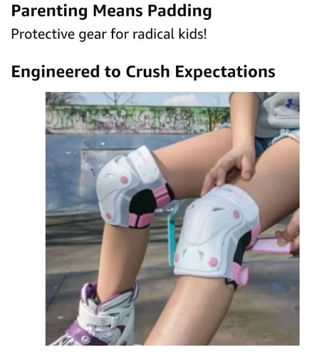 SKATEWIZ Skate Pads - Knee and Elbow Pads & Wrist Guards for Roller Skating... - Picture 17 of 24