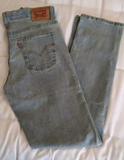 Levi  s 502 Regular Taper Fit JeansBoys Mens 20 Reg W30 L32 Actual Stretch EUC