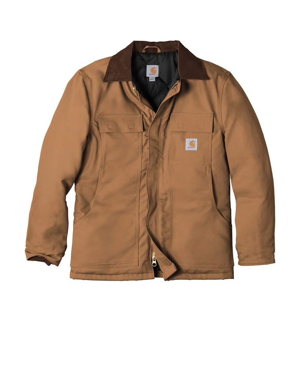 Men's Medium Brown Cotton Duck Active Jacket