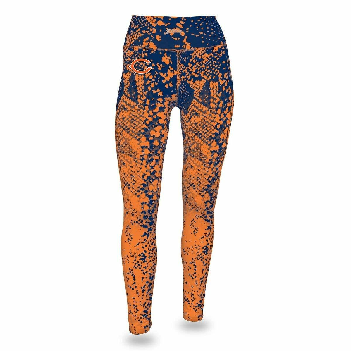 Женские леггинсы Zubaz NFL с логотипом Zubaz Chicago Bears