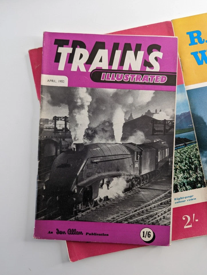 Railway Locomotives Trains Booklets and Magazines Bundle Vintage Lot - Image 2 of 4
