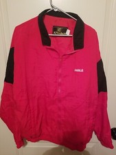 Vintage K-Products Case IH Men's Sz XL Jacket Windbreaker RED/BLACK Made in USA