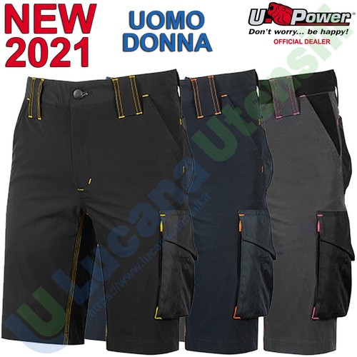 Bermudas Shorts Cargo Pantalones Cortos de Trabajo U-Power Hombre Cargo  Mercury | eBay