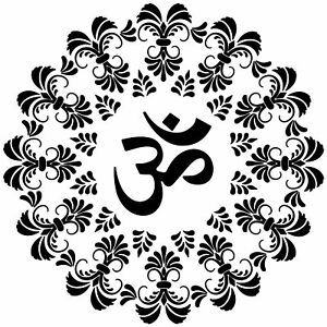 Om Aufkleber 4x4 Cm Farbauswahl Hinduismus Zeichen Indien Yoga Symbol 4 Ebay