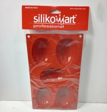 Silikomart SiloconFLEX Non-Stick (5) Half Egg Silicone Mold