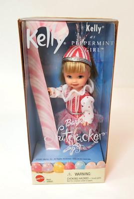 Barbie Kelly Play Doll Peppermint Girl Nutcracker 50798 2001 NOS