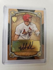 2013 Topps Supreme Stylings Autographs Blue #SS-MA Matt Adams Auto 4/5